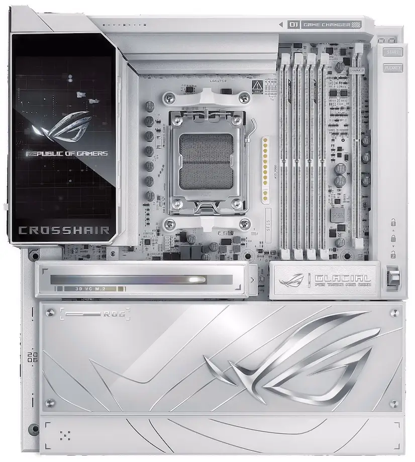 Montaje Placa Base ASUS ROG CROSSHAIR X870E GLACIAL Boadilla del Monte Boadilla del Monte Gaming - Montaje Placa Base ASUS ROG CROSSHAIR X870E GLACIAL Boadilla del Monte