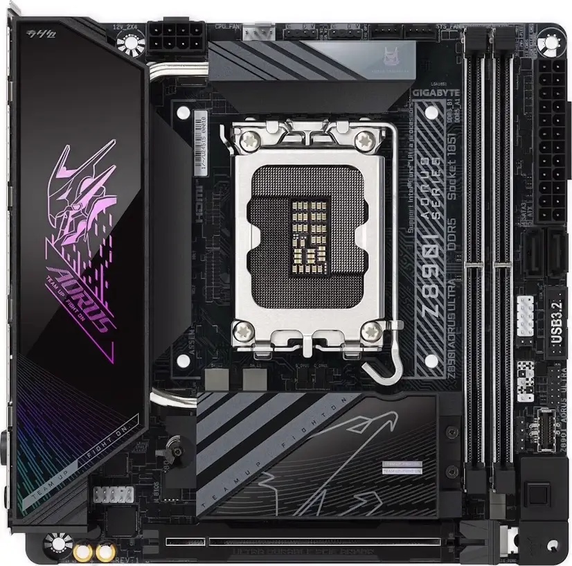 Montaje Placas Base Gigabyte Z890I AORUS ULTRA Gaming PC Boadilla del Monte Montaje Placa Base Gigabyte Z890I AORUS ULTRA Gaming PC Boadilla del Monte